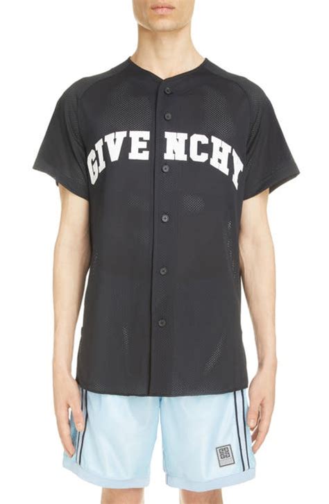 givenchy baseball jersey|Givenchy Mesh Baseball Jersey .